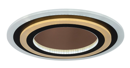 Plafoniera Rabalux Taneli2 LED 56W 4950lm 3000K,4000K,6000 metal black gold stil modern, IP20 71314 [1]
