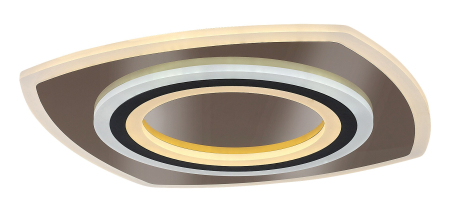 Plafoniere - Plafoniera Rabalux Taneli2 LED 60W 4950lm 3000,4000,6000K metal acril negru/ auriu alb IP20