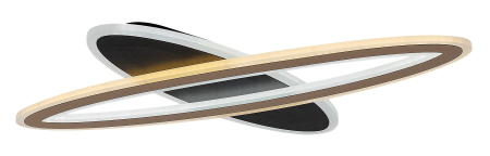 Plafoniera Rabalux Taneli2 LED 70W 6250lm 3000,4000,6000K metal acril negru/ auriu alb IP20 [1]