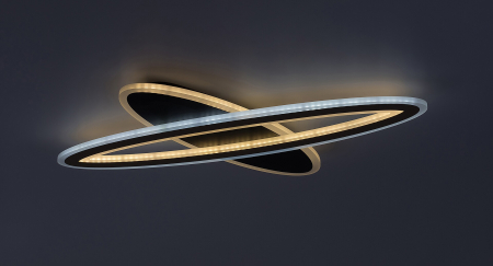 Plafoniera Rabalux Taneli2 LED 70W 6250lm 3000,4000,6000K metal acril negru/ auriu alb IP20 [5]