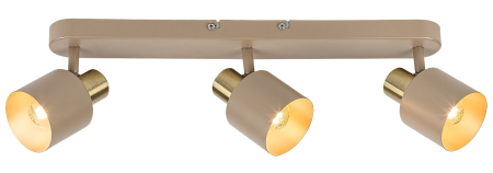 Plafoniera Rabalux Tisandra E14 E14 3X MAX 10W metal gray beige stil modern, IP20 73143 [2]