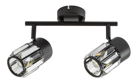 Plafoniera Rabalux Venaro E14 E14 2x MAX 15W   metal black stil clasic 230V, 50Hz IP20 73060 [1]