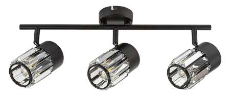 Plafoniera Rabalux Venaro E14 E14 3x MAX 15W metal black stil clasic, IP20 73061 [1]