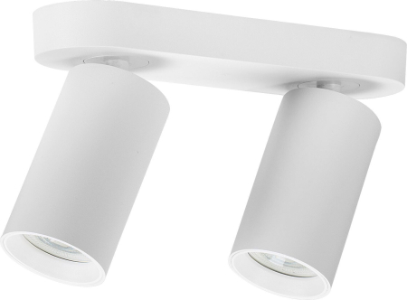 Moderne - Plafoniera Rabalux Yorli GU10 2x MAX 7W  aluminiu plastic alb IP20