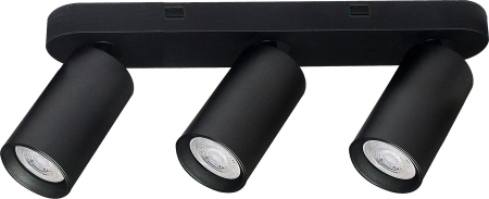 ILUMINAT - Plafoniera Rabalux Yorli GU10 3x MAX 7W  aluminiu plastic negru IP20