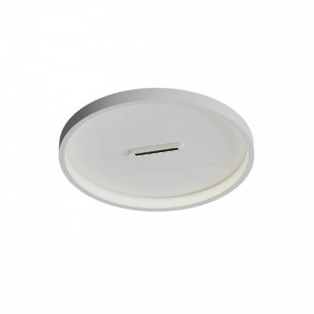 Moderne - Plafoniera Redo Button, alb mat, LED, 37W, 2245 lumeni, alb cald 3000K, D.42 cm, 01-3827