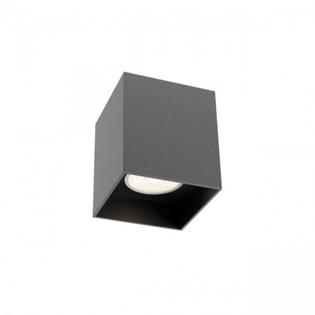 BLACK FRIDAY - Plafoniera REDO CORINTH 01-3433 GU10 1x7W    Aluminiu Extrudat Negru Mat IP20