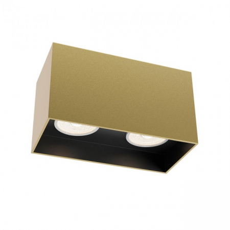 Moderne - Plafoniera REDO CORINTH 01-3435 GU10 2x7W    Aluminiu Extrudat Negru Mat IP20
