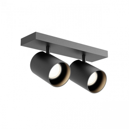 BLACK FRIDAY - Plafoniera REDO CORINTH 01-3442 GU10 1x7W    Aluminiu Extrudat Negru Mat IP20
