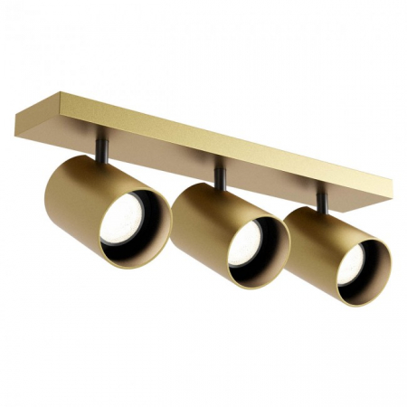 Moderne - Plafoniera REDO CORINTH 01-3444 GU10 3x7W    Aluminiu Extrudat Gold IP20