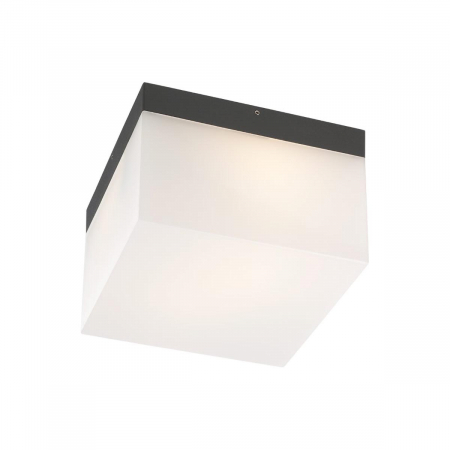 ILUMINAT EXTERIOR - Plafoniera Redo CUBE 9442 Gri inchis LED 4W 230lm 3000K IP65