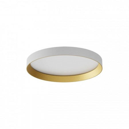 BLACK FRIDAY 2024 - Plafoniera Redo Dama, alb/auriu, LED CCT, 30W, 2796 lumeni, 3000K/4000K/5000K, D.35 cm, 01-3745