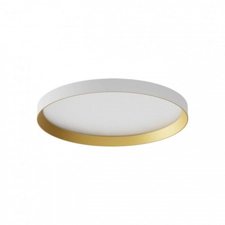 Moderne - Plafoniera Redo Dama, alb/auriu, LED CCT, 40W, 3762 lumeni, 3000K/4000K/5000K, D.45 cm, 01-3746