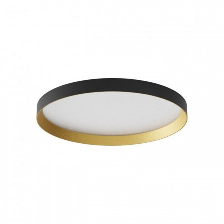 Moderne - Plafoniera Redo Dama, negru/auriu, LED CCT, 40W, 3762 lumeni, 3000K/4000K/5000K, D.45 cm, 01-3750