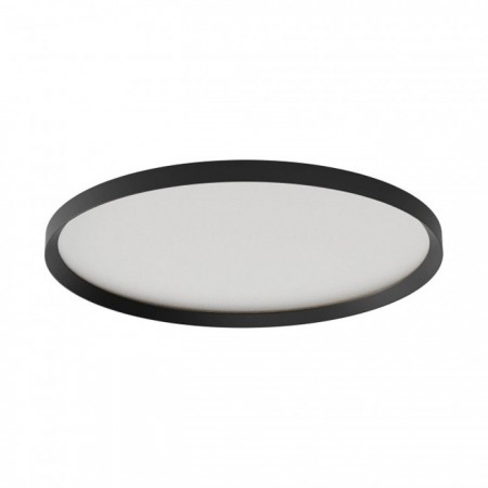 Moderne - Plafoniera Redo Dama, negru mat, LED CCT, 50W, 4932 lumeni, 3000K/4000K/5000K, D.60 cm, 01-3755