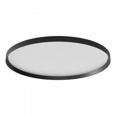 Moderne - Plafoniera Redo Dama, negru mat, LED CCT, 60W, 5631 lumeni, 3000K/4000K/5000K, D.80 cm, 01-3756