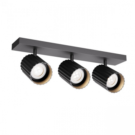 BLACK FRIDAY 2024 - Plafoniera Redo DELPHI 01-3406 Negru Mat GU10 3x7W   IP20