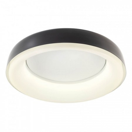 BLACK FRIDAY 2024 - Plafoniera Redo Dip, negru lucios, LED CCT, 40W, 3098 lumeni, 2700K/3000K/4000K/5000K/6500K, D.62 cm, 01-3724