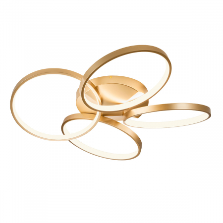 Moderne - Plafoniera REDO ESPIRAL 01-2682 LED BRASS GOLD 64W 4380 lm 3000K IP20