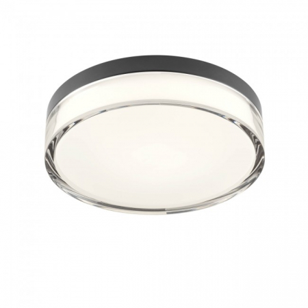 Moderne - PLAFONIERĂ REDO FRISBI PL LED 12W 3000K/4000K D230 IP44 BK(5.1.2)
