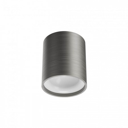 Plafoniere - Plafoniera Redo Hera, foggy nickel, LED, 6.5W, 301 lumeni, alb cald 3000K, D.7 cm, 01-3675