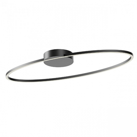 Plafoniera Redo Leo 01-3298 Metal/Aluminiu Negru mat LED 43W 3000K, 4000K 2916 lm 3 Step Dimming IP20