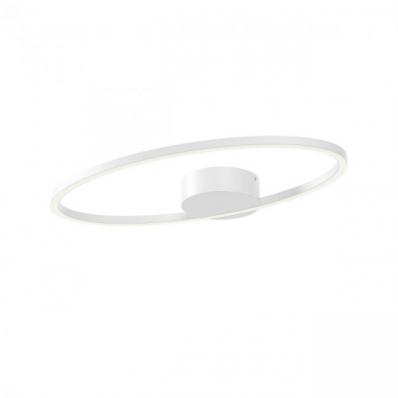 Moderne - Plafoniera Redo Leo 01-3333 Metal/Aluminiu Alb mat LED 29W 3000K, 4000K 1501 lm 3 Step Dimming IP20