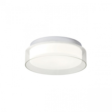 BLACK FRIDAY - Plafoniera REDO Naji 01-1453 SMD LED 12W 3000K 750lm Ø300 IP44 Nedimabil Crom White