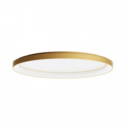 Moderne - Plafoniera Redo Nobu, auriu mat, LED CCT, 60W, 3676 lumeni, 3000K/4000K, L.60 cm, 01-3807