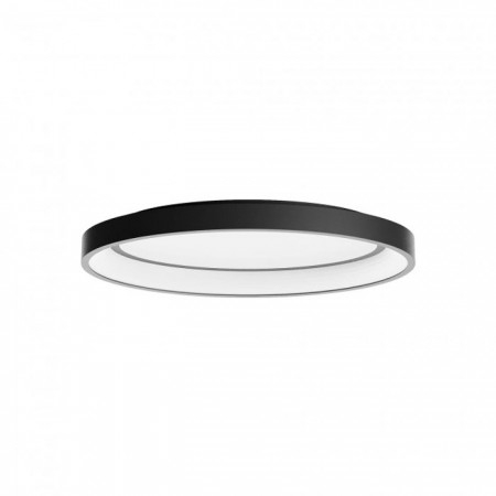 Moderne - Plafoniera Redo Nobu, negru mat, LED CCT, 40W, 1858 lumeni, 3000K/4000K, L.45 cm, 01-3805