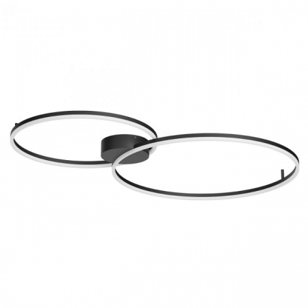 Plafoniere - Plafoniera REDO ORBIT 01-3312 LED 88W 3000K/4000K 7819lm Dimabil TRIAC Aluminiu Negru Mat IP20