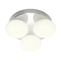 Moderne - Plafoniera REDO Ovum 01-4306 LED 15W 1400lm 3000K/4000K Chrome IP44