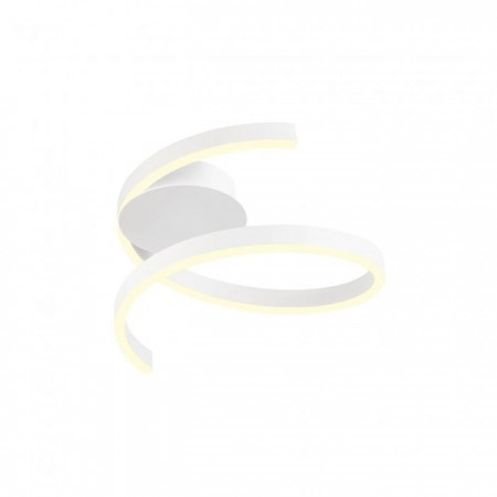 Plafoniere - Plafoniera Redo Scroll, alb mat, LED, 27W, 1420 lumeni, 3000K/4000K/6000K, D.40 cm, 01-4007