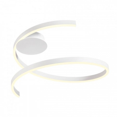 Moderne - Plafoniera Redo Scroll, alb mat, LED, 38W, 1910 lumeni, 3000K/4000K/6000K, D.60 cm, 01-4010