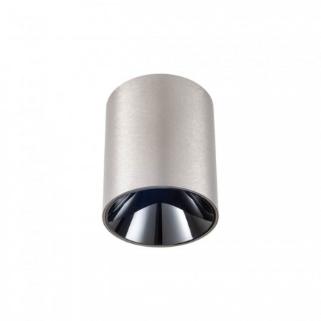 Moderne - Plafoniera Redo Takto, foggy nickel, LED, 15.5W, 1160 lumeni, alb cald 3000K, D.9 cm, 01-3659