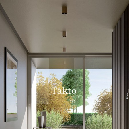 Plafoniera Redo Takto, silver coffee, LED, 15.5W, 1160 lumeni, alb cald 3000K, D.9 cm, 01-3658 [1]