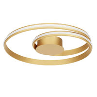 Moderne - Plafoniera REDO Torsion 01-4358 LED 40W 3779lm 2700K/4000K Matt Gold IP20