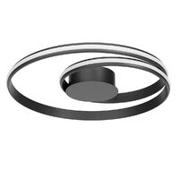 Moderne - Plafoniera REDO Torsion 01-4359 LED 40W 3779lm 2700K/4000K Sand Black IP20