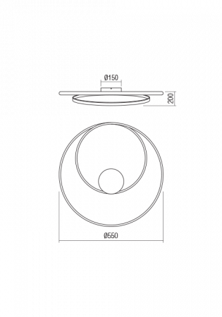 Plafoniera Redo Torsion LED Dimabila (3 step) alb mat 30W 3300/2490 lumeni alb cald 3000K 01-1791 [1]