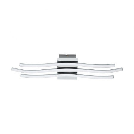 Plafoniera Roncade, Crom-Alb, LED 26W, 2400lm, Aluminiu, Crom - 31995