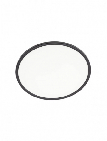 Moderne - Plafoniera rotunda Smarter Memo 05-935 Policarbonat Negru mat CCT LED 24W 3000K-6500K 1700lm/1900lm IP54