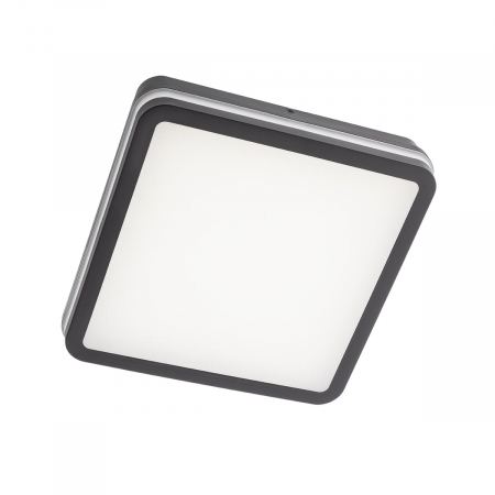 Plafoniere - Plafoniera Senzor REDO Isola 90292 LED 24W 2120lm 3000K/6500K Dark Grey IP54