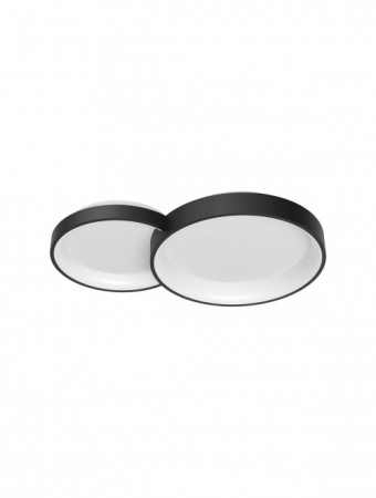 Moderne - Plafonieră Smarter Combi  01-3372 LED 50W 4248 lm CCT Metal Negru mat IP20
