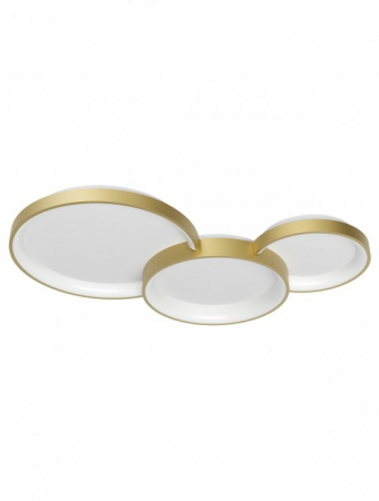 Moderne - Plafonieră Smarter Combi  01-3374 LED 72W 5898 lm CCT Metal Auriu mat IP20