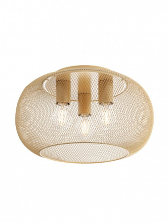 Moderne - Plafoniera SMARTER CROKET 01-3139 E27 3x42W Metal Auriu Mat IP20
