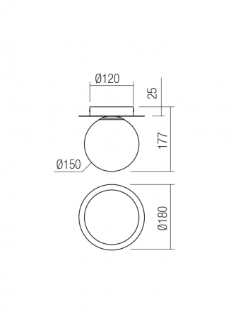 Plafonieră Smarter Haiku  01-3128 E14 1x28W   Metal Alamă IP20 [1]