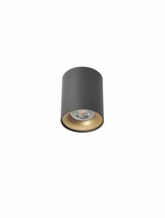 Moderne - Plafoniera Smarter Koa 01-2166 Aluminiu Negru Mat/Auriu mat GU10 1x35W   IP20
