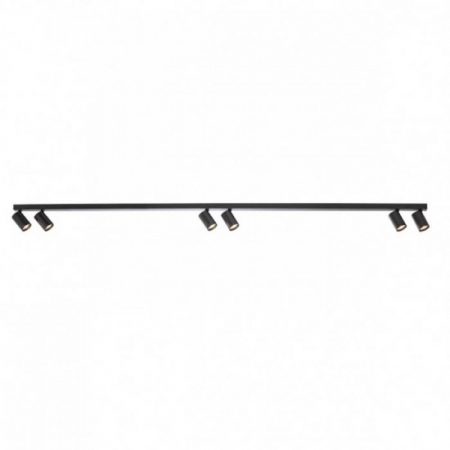 Moderne - Plafoniera Smarter Modi, negru, 6XGU10, L.200 cm, 01-3513