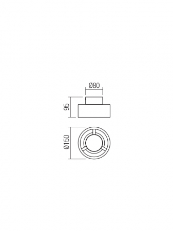 Plafonieră Smarter Punkt  01-3096 LED 6W 374 lm 3000K Metal Alb mat IP20 [1]