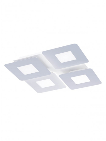 MASTER SALES - Plafoniera Smarter Quant, alb mat, LED CCT, 47W, 3226 lumeni, 3000K/4000K, L.51 cm, 05-1004